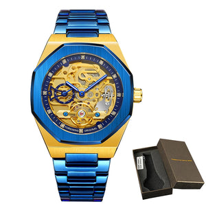 Gold Blue Box